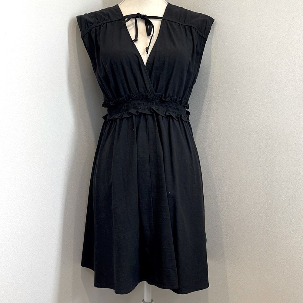 Papermoon Black Cinched Waist Dress